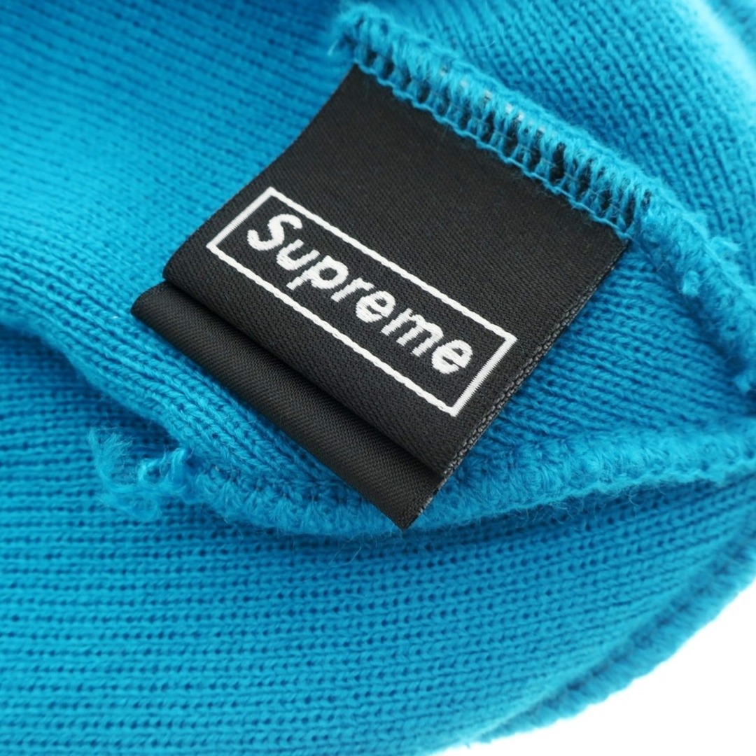 Supreme(シュプリーム)の【中古】シュプリーム Supreme 2023年秋冬 New Era Varsity Beanie ニットキャップ セルリアンブルーxレッド【メンズ】 メンズの帽子(ニット帽/ビーニー)の商品写真