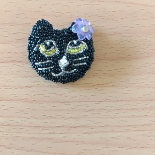 ビーズ刺繍ブローチ(コサージュ/ブローチ)