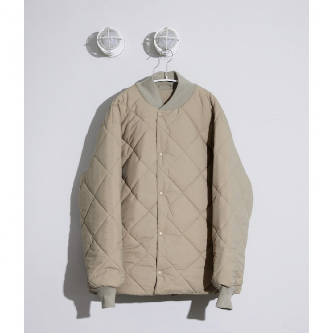 1LDK SELECT(ワンエルディーケーセレクト)のeveryone random quilted jacket (BEIGE) メンズのジャケット/アウター(ブルゾン)の商品写真