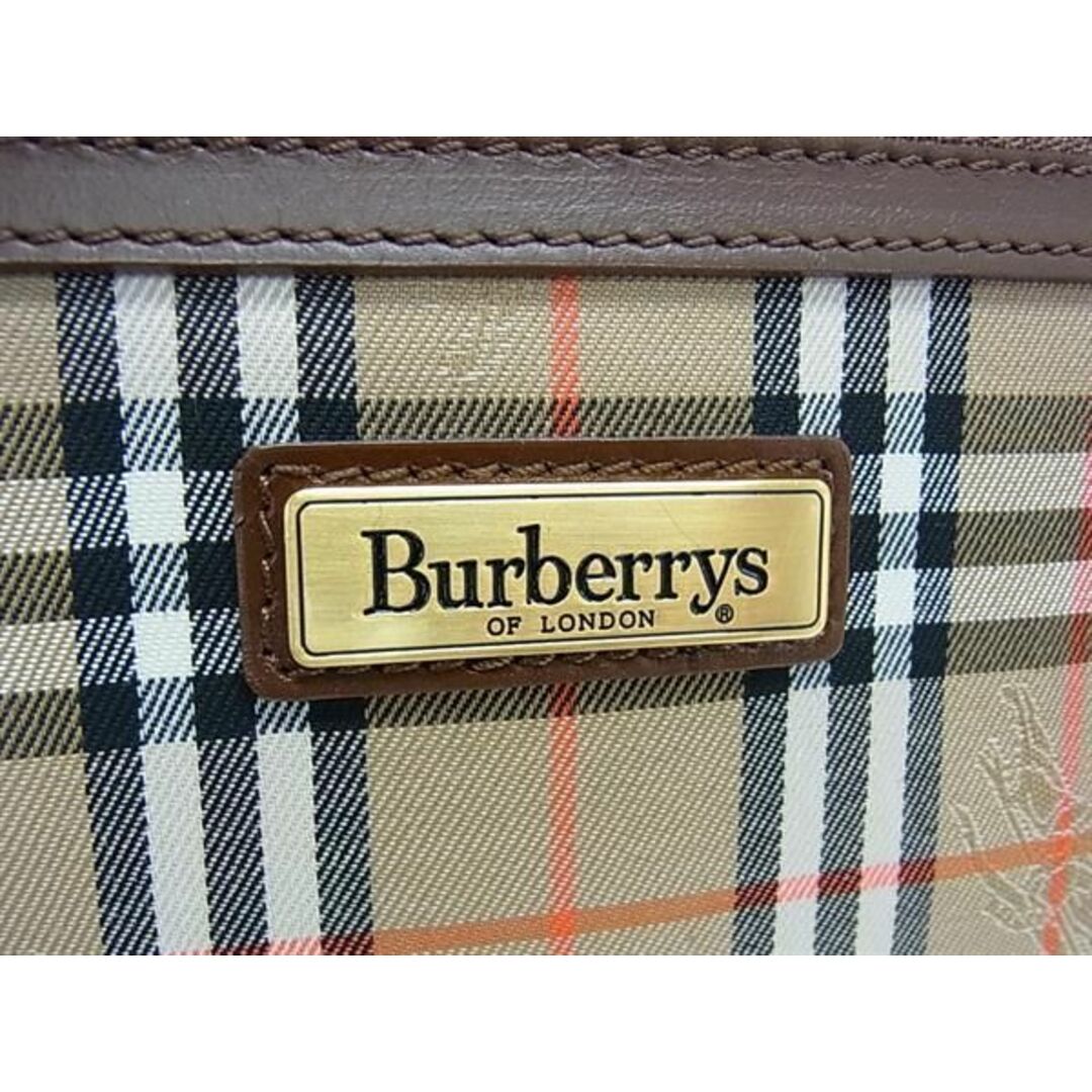 BURBERRY(バーバリー)の■新品同様■ Burberrys バーバリーズ ノバチェック キャンバス×レザー クラッチバッグ セカンドバッグ ブラウン系 AS6361  メンズのバッグ(トートバッグ)の商品写真