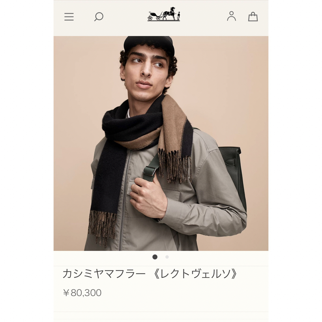 Hermes(エルメス)の※向日葵様ご専用※ メンズのファッション小物(マフラー)の商品写真