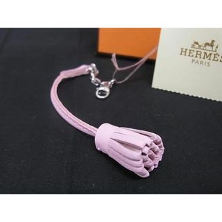 エルメス(Hermes)の■新品■未使用■ HERMES エルメス カルメンチータ レザー シルバー金具 ミニタッセル しおり ブックマーク 文房具 ピンク系 AT5839 (その他)