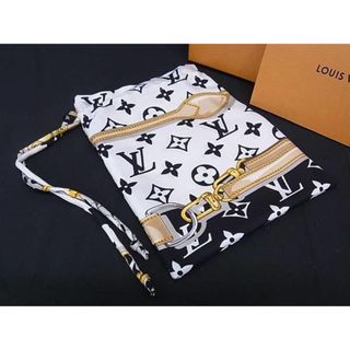 ルイヴィトン(LOUIS VUITTON)の■新品■未使用■ LOUIS VUITTON ルイヴィトン M76748 マスク マイユ ケースのみ 巾着 ポーチ ホワイト系×ブラック系 AV1706(その他)