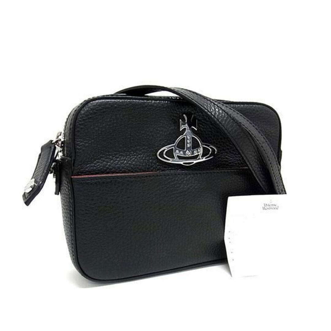 vivienne westwood オーブ レザー ショルダー バッグ 黒 - ショルダー vivienne westwood オーブ レザー ショルダー バッグ 黒 - ショルダー