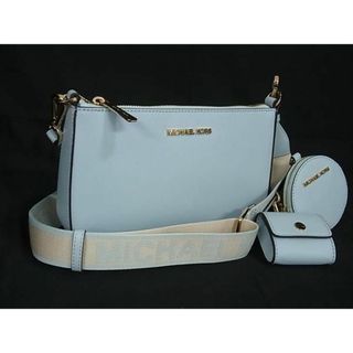 マイケルコース(Michael Kors)の■新品■未使用■ MICHAEL KORS マイケルコース PVC ポーチ付き クロスボディ ショルダーバッグ レディース ライトブルー系 AS5928 (その他)