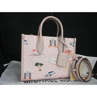 マイケルコース(Michael Kors)の■新品■未使用■ MICHAEL KORS マイケルコース PVC×レザー 2WAY ハンドバッグ ショルダー レディース ピンク系 AS5934 (その他)