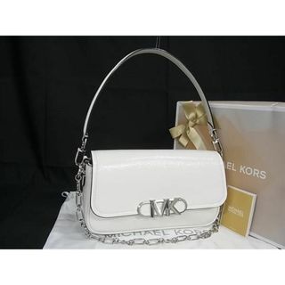 マイケルコース(Michael Kors)の■新品同様■ MICHAEL KORS マイケルコース パテントレザー ワンショルダーバッグ 肩掛け レディース ホワイト系 AS6100(その他)