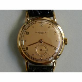 パテックフィリップ(PATEK PHILIPPE)のパテック・フィリップ・カラトラバ 18KPG金無垢・ピンクダイヤル手巻きメンズ(腕時計(アナログ))