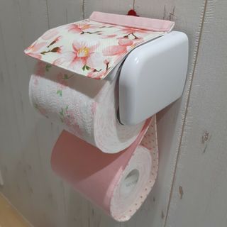 トイレットペーパーホルダーカバー(トイレ収納)