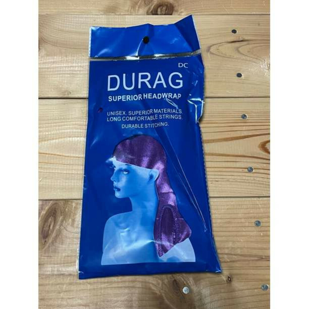ドゥーラグ DU-RAG パープル 紫 男女兼用 DURAG ヒップホップ メンズの帽子(その他)の商品写真