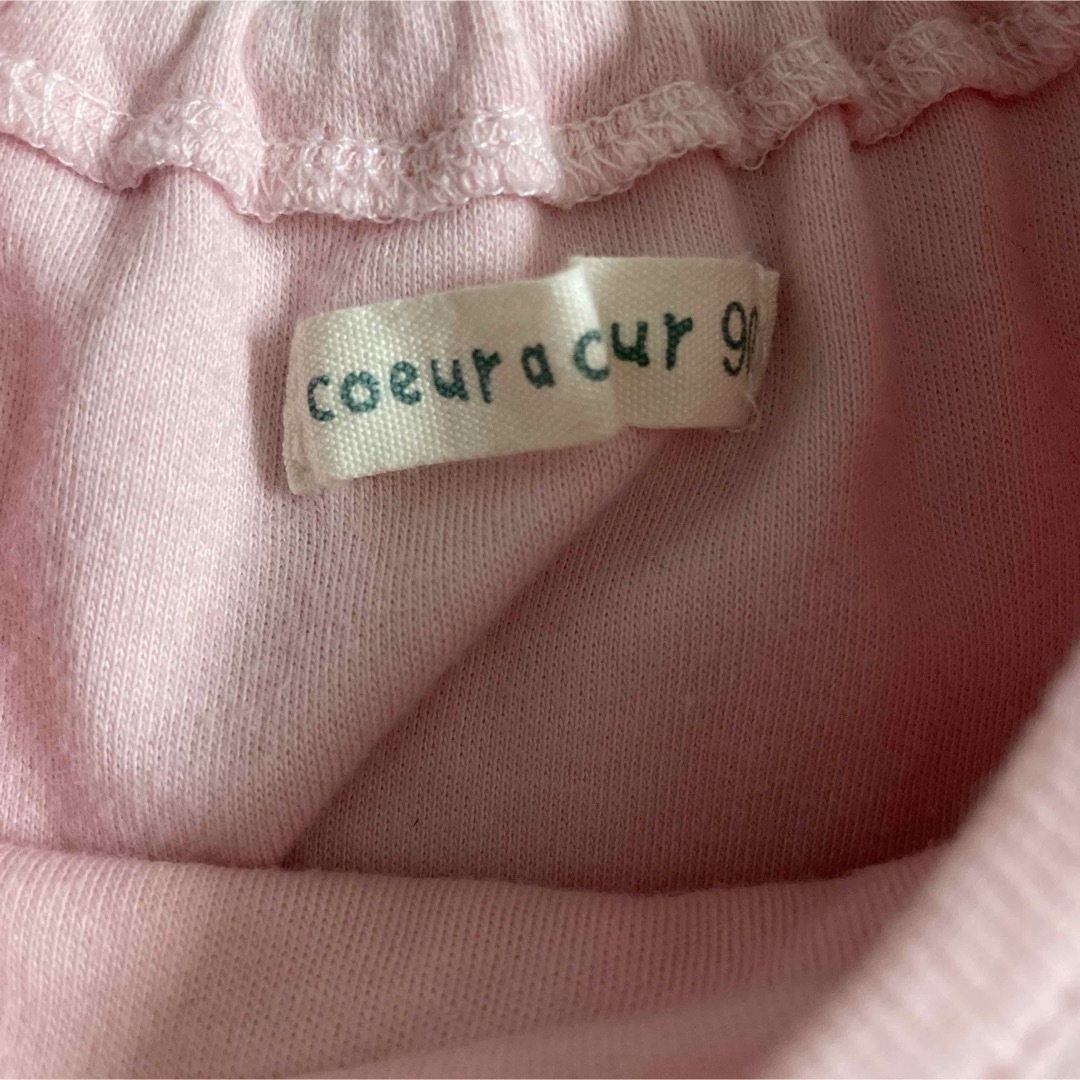 coeur a coeur(クーラクール)のワンピース キッズ/ベビー/マタニティのキッズ服女の子用(90cm~)(ワンピース)の商品写真