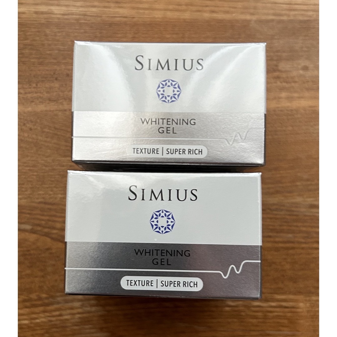 SIMIUS(シミウス)のシミウス   ホワイトニングジェルテクスチャースーパーリッチ　60g 2個　薬用 コスメ/美容のスキンケア/基礎化粧品(保湿ジェル)の商品写真