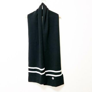 MONCLER - 送料無料 134 MONCLER SCIARPA ネイビー カシミヤ混合