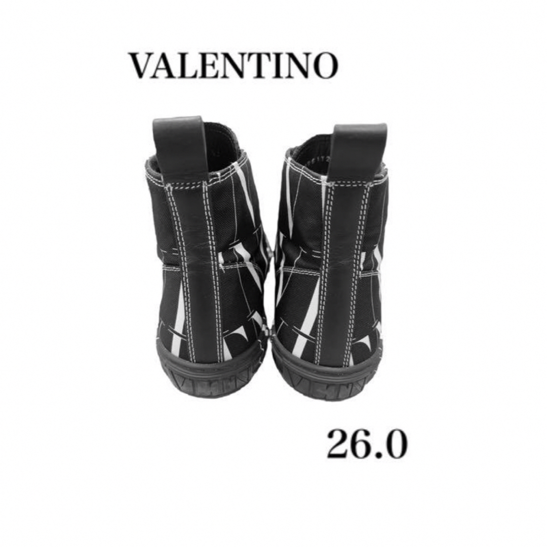 VALENTINO - 【超美品】VALENTINO GARAVANI◇ロゴ ハイカット VALENTINO - 【超美品】VALENTINO GARAVANI◇ロゴ ハイカット