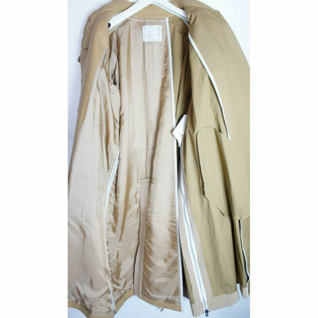sacai - 19AW sacaiサカイ ドッキング再構築 19-04534コート113O sacai - 19AW sacaiサカイ ドッキング再構築 19-04534コート113O