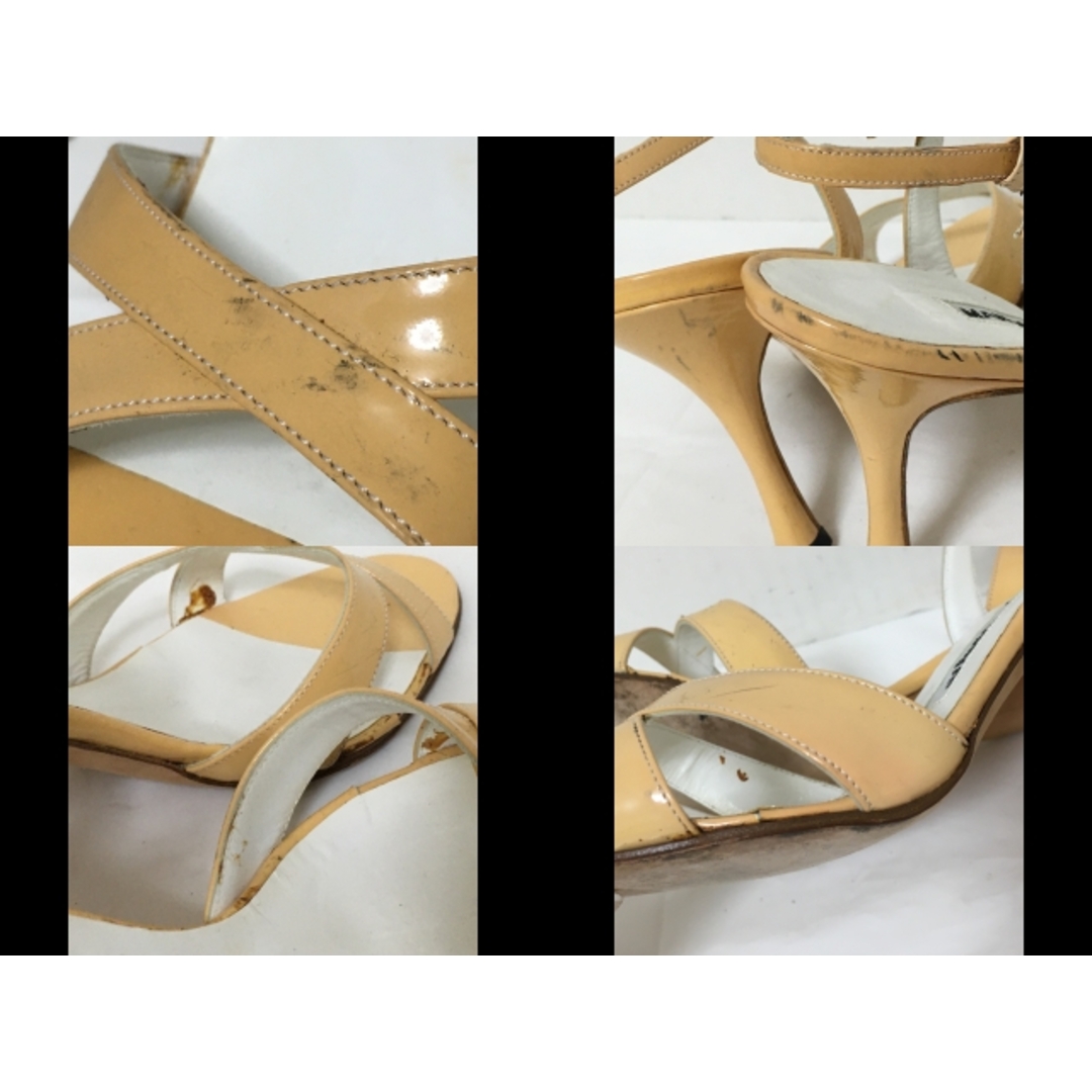 MANOLO BLAHNIK(マノロブラニク)のマノロブラニク サンダル 34 1/2 - レディースの靴/シューズ(サンダル)の商品写真