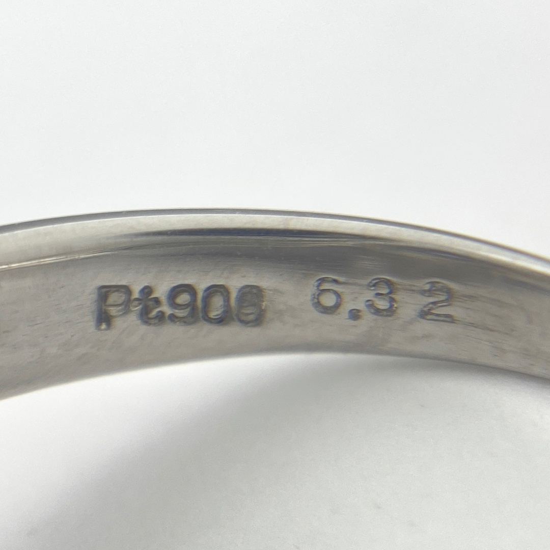 サファイア デザインリング 10.5号 Pt900 【中古】 レディースのアクセサリー(リング(指輪))の商品写真