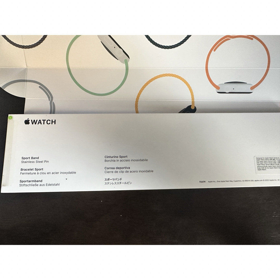 Apple Watch(アップルウォッチ)のアップルウォッチバンド（ホワイト） メンズの時計(ラバーベルト)の商品写真