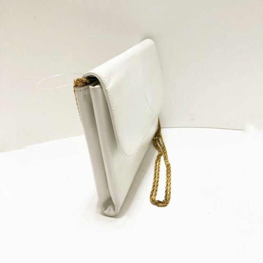 HANAE MORI(ハナエモリ)のハナエモリ ショルダーバッグ - 白 レザー レディースのバッグ(ショルダーバッグ)の商品写真