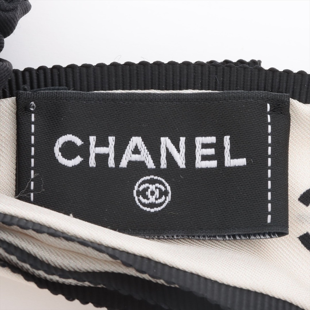 CHANEL(シャネル)のシャネル ココマーク シルク  ブラック×ホワイト レディース その他小物 レディースのファッション小物(その他)の商品写真