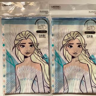 アナトユキノジョオウ(アナと雪の女王)の新品 2枚セット アナと雪の女王 綿100％ ランチクロス弁当包み スケーター製(弁当用品)