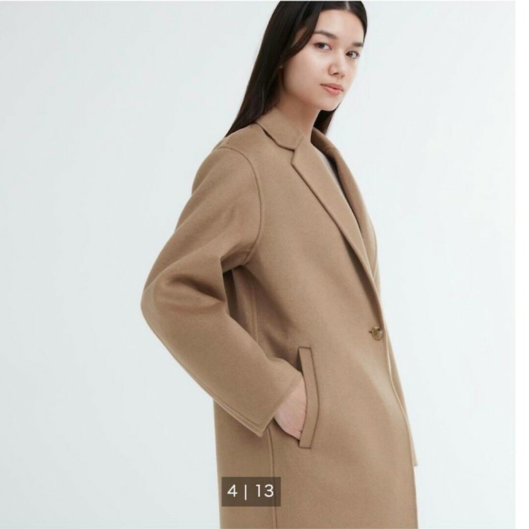 UNIQLO - UNIQLOダブルフェイスロングコート新品の通販 by UNIQLO - UNIQLOダブルフェイスロングコート新品の通販 by