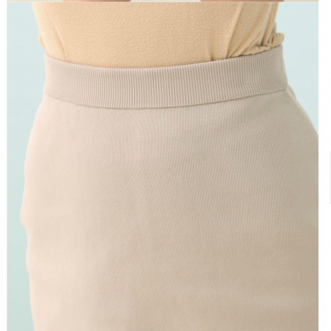 FONCE(フォンセ)のFONCE ニットスリットスカート レディースのスカート(ひざ丈スカート)の商品写真