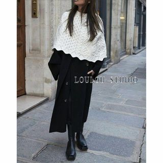 LOU LOU STUDIO CABLE CAPE 0123(ポンチョ)