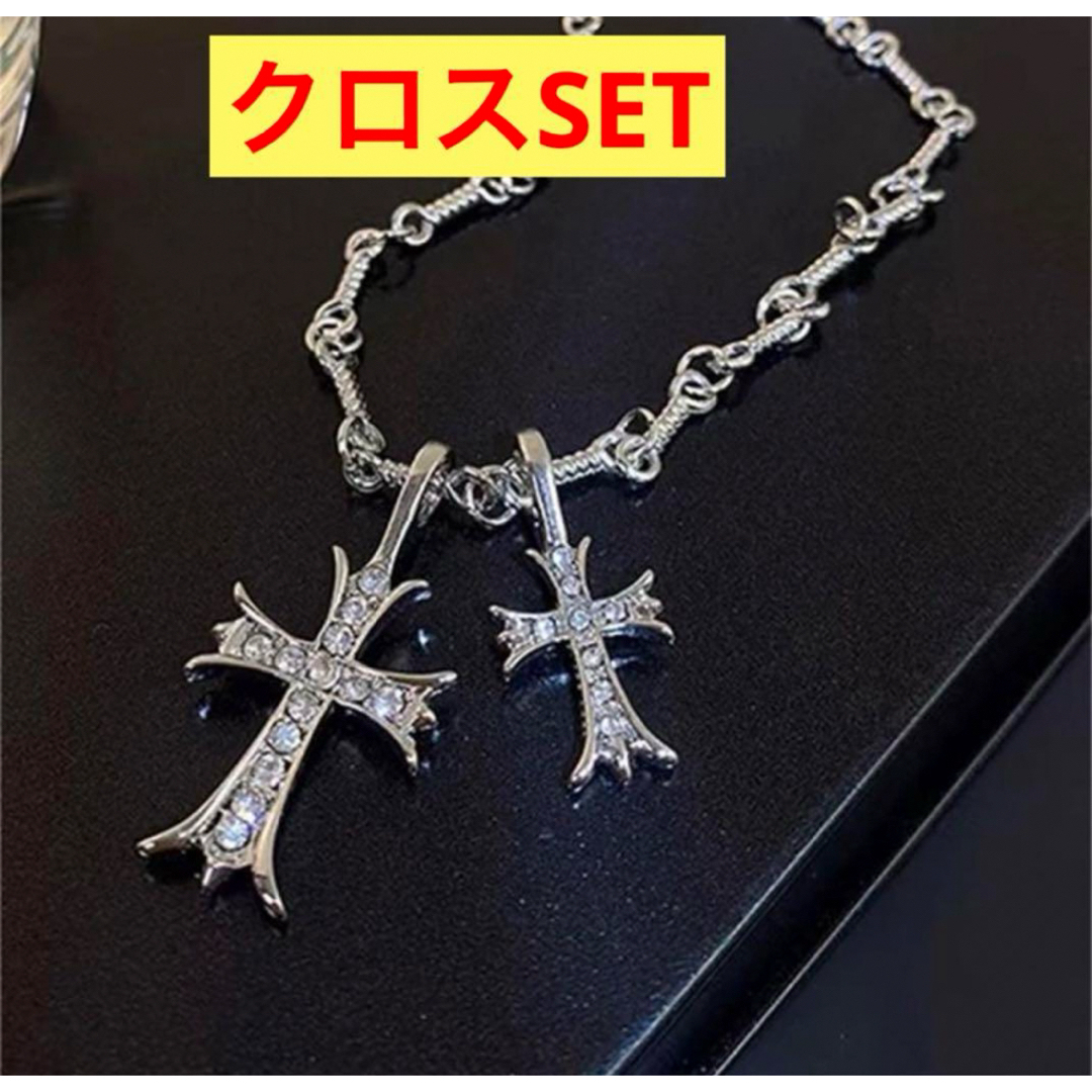 ✳️✨クロス ✨タイニーファットクロス✨ネックレス ✨クロム ✳️✨クロス ✨タイニーファットクロス✨ネックレス ✨クロム