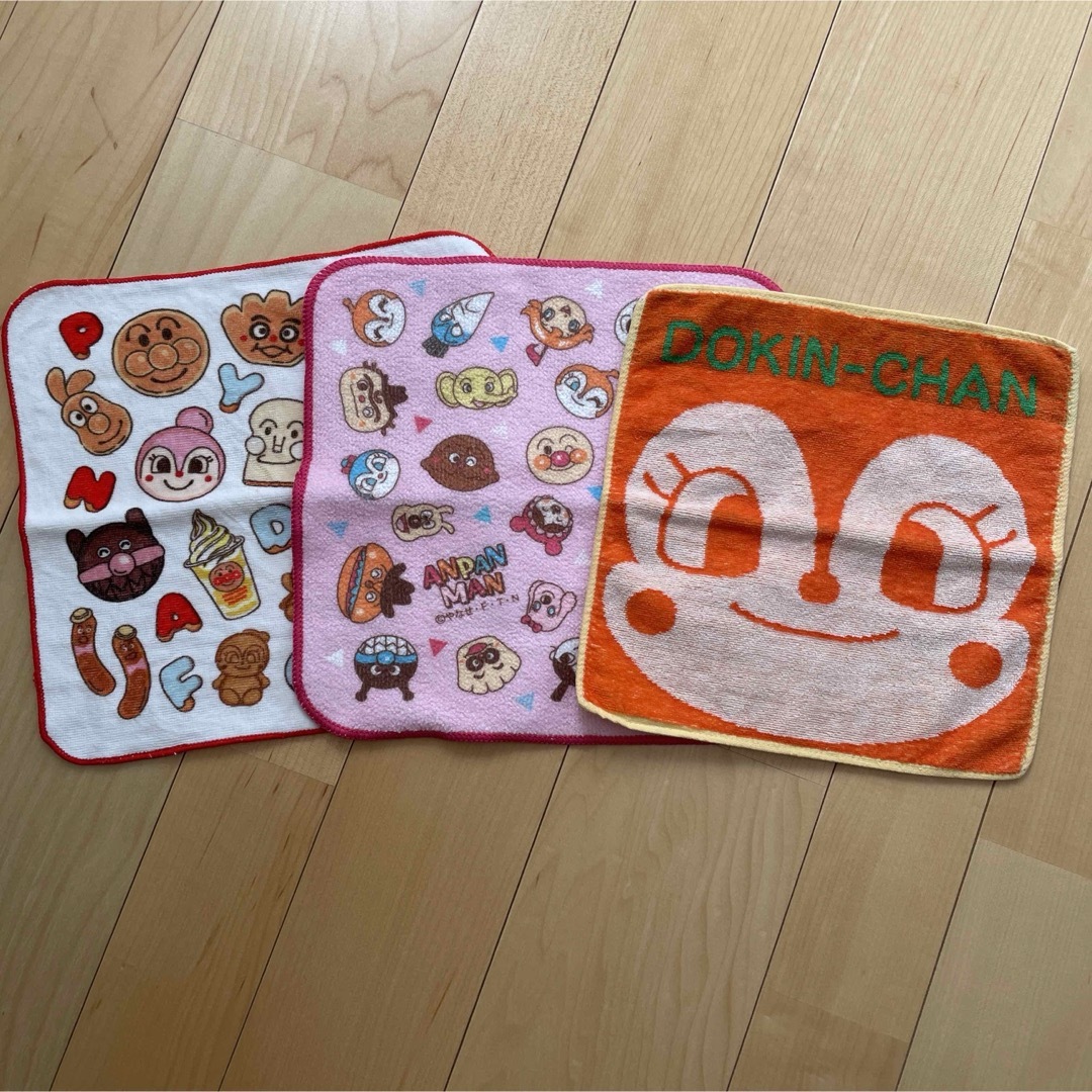 ANPANMAN KIDS COLLECTION(アンパンマンキッズコレクション)のハンカチ エンタメ/ホビーのおもちゃ/ぬいぐるみ(キャラクターグッズ)の商品写真