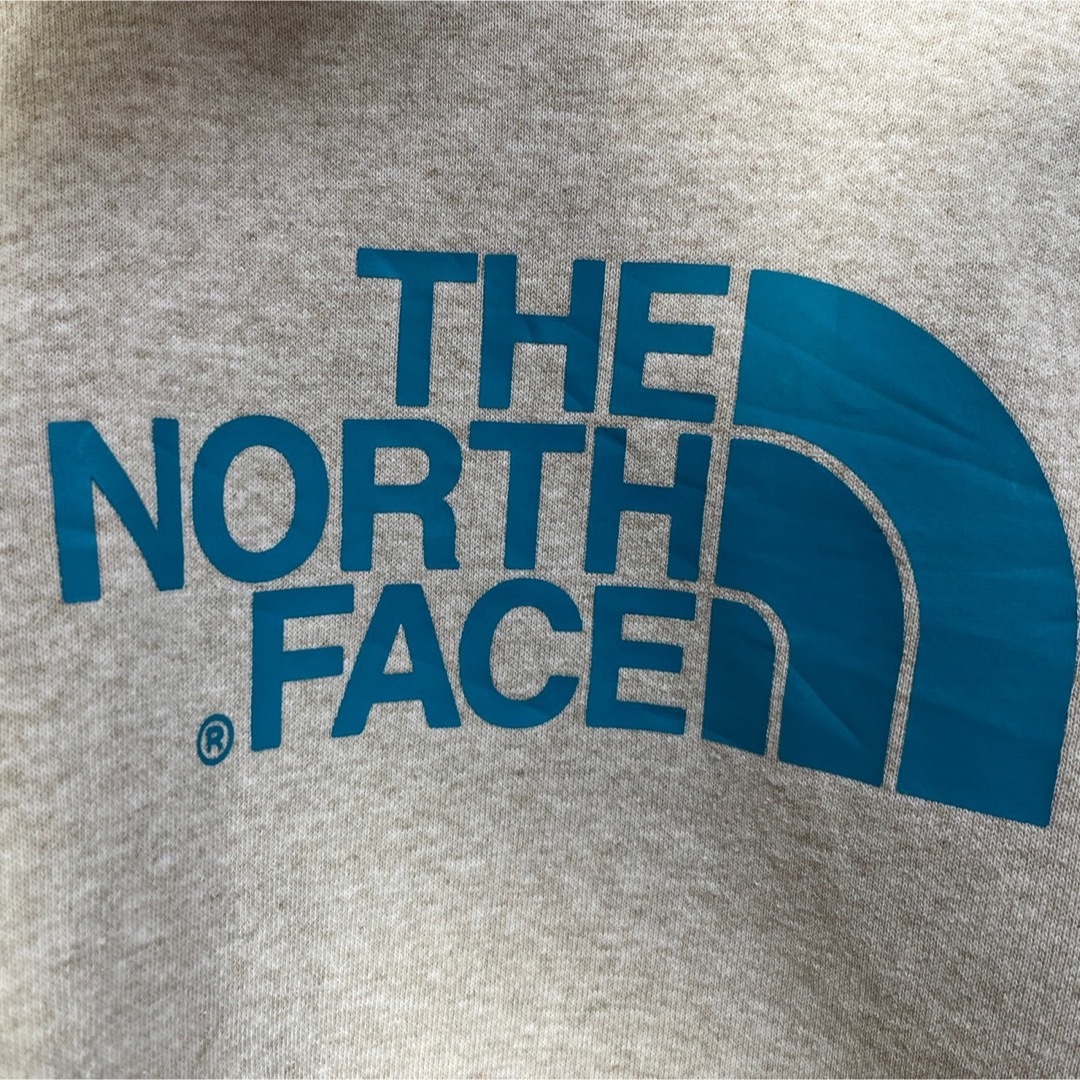 THE NORTH FACE(ザノースフェイス)の【ノースフェイス】メキシコ製　パーカー　デカロゴ　US規格　霜降りベージュ26 レディースのトップス(パーカー)の商品写真