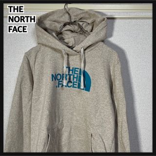 ザノースフェイス(THE NORTH FACE)の【ノースフェイス】メキシコ製　パーカー　デカロゴ　US規格　霜降りベージュ26(パーカー)