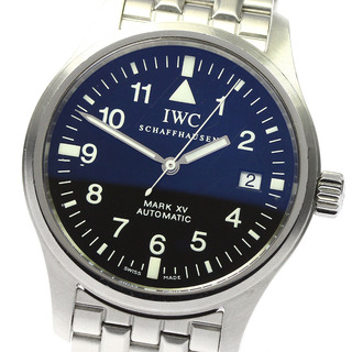 インターナショナルウォッチカンパニー(IWC)のIWC SCHAFFHAUSEN IW325307 パイロットウォッチ マークXV デイト 自動巻き メンズ 保証書付き_797615(腕時計(アナログ))