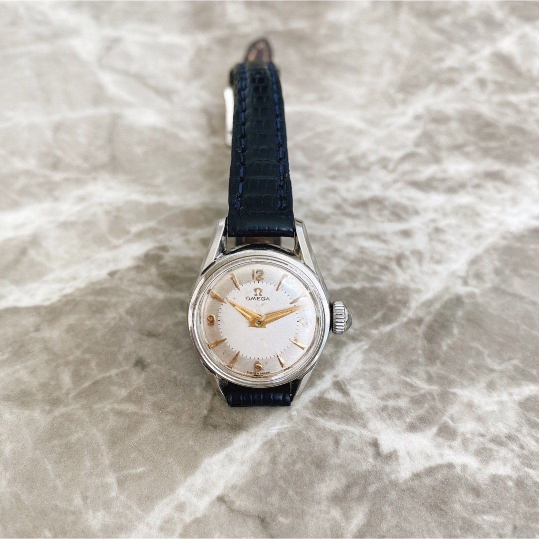 ファッション小物オメガ　アンティーク腕時計　レディース