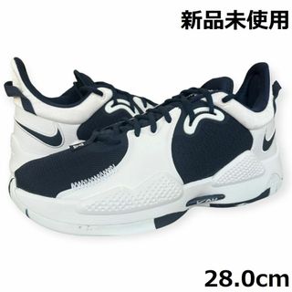 ナイキ(NIKE)の新品 ナイキ メンズ バッシュ PG５ ネイビー ローカット 28.0cm(バスケットボール)