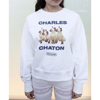 シャルルシャトン(Charles Chaton)のCHARLES CHATON ネコトレーナー(トレーナー/スウェット)