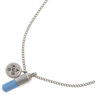 AMBUSH - AMBUSH アンブッシュ PILL CHARM NECKLACE ピルケースチャーム ネックレス シルバー