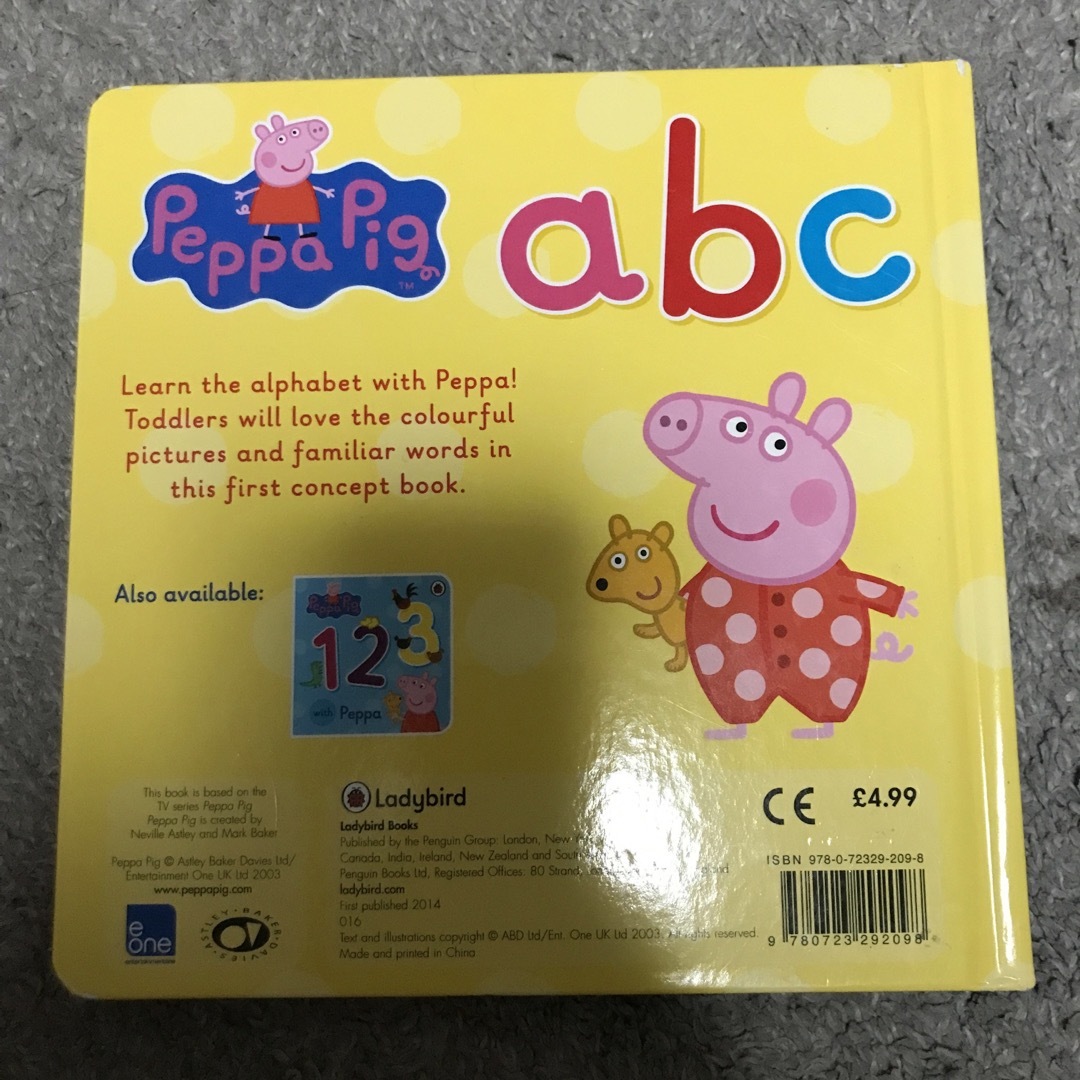 ＰＥＰＰＡ　ＰＩＧ：ＡＢＣ　ＷＩＴＨ　ＰＥＰＰＡ（ＢＢ） エンタメ/ホビーの本(洋書)の商品写真