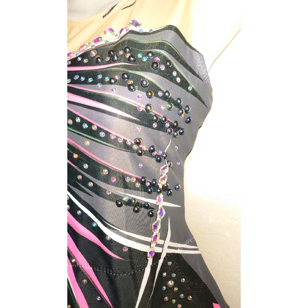 海外製✨新体操✨競技用レオタード✨装飾あり✨sizeLM~LLくらい 海外製✨新体操✨競技用レオタード✨装飾あり✨sizeLM~LLくらい