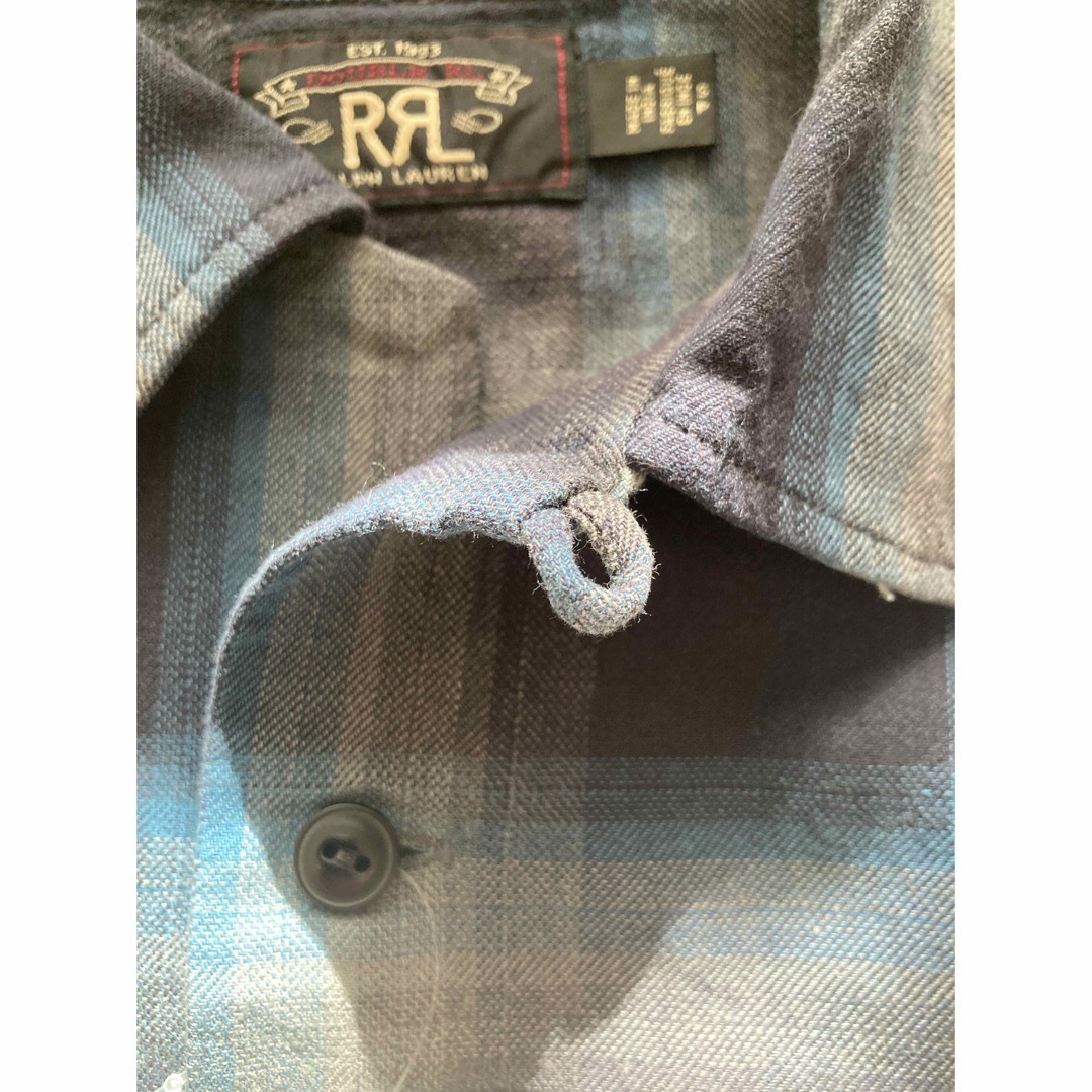 RRL(ダブルアールエル)の【新品タグ付】RRL ダブルアールエル ★ オンブレシャツ ★ ラルフローレン メンズのトップス(シャツ)の商品写真