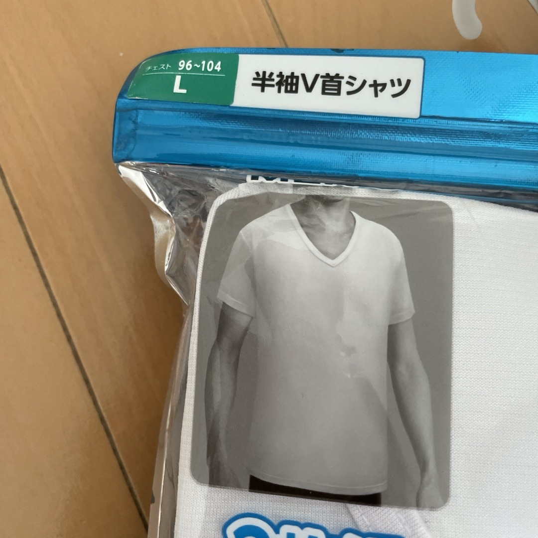 しまむら(シマムラ)の半袖Ｖ首シャツ メンズのアンダーウェア(その他)の商品写真