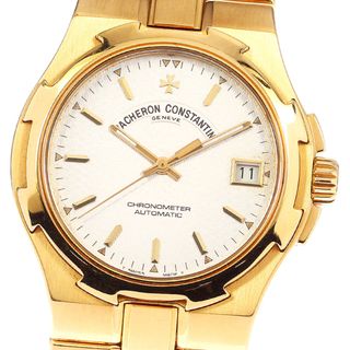 ヴァシュロンコンスタンタン(VACHERON CONSTANTIN)のヴァシュロン・コンスタンタン VACHERON CONSTANTIN 42042/423J-8726 オーバーシーズ K18YG デイト 自動巻き メンズ _781687(腕時計(アナログ))