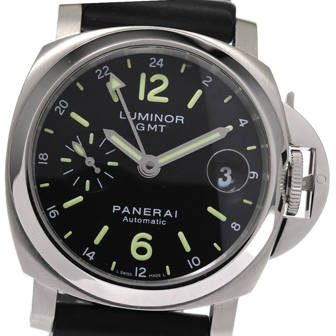 02500機能特徴パネライ PANERAI PAM00244 ルミノール GMT デイト 自動巻き メンズ _796222