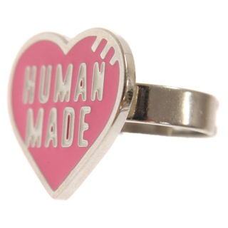 ヒューマンメイド(HUMAN MADE)のHUMAN MADE ヒューマンメイド 22SS HEART RING Pink ロゴ ハート リング ハートリング 指輪 ピンク 15号(リング(指輪))
