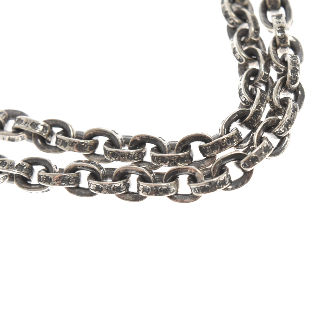 CHROME HEARTS クロムハーツ PAPER CHAIN 20 ペーパーチェーン 20inch シルバーネックレス インヴォイス付き