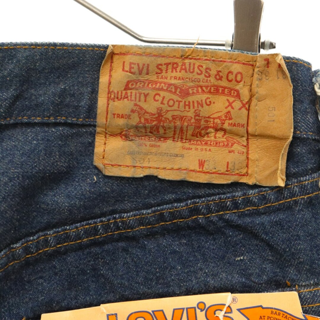 Levi's(リーバイス)のLevi's リーバイス 70S VINTAGE 501 66前期 デニムパンツ インディゴ ボタン裏刻印6 DEAD STOCK デッドストック フラッシャー付属 メンズのパンツ(デニム/ジーンズ)の商品写真