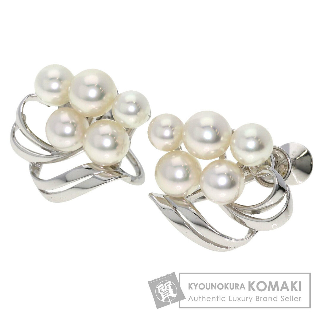 MIKIMOTO パール 真珠 イヤリング SV レディース50701240ブランド