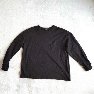 ジーユー(GU)のUSED　ジーユー／ヘビーウェイトビッグT（厚手）　メンズXL　長袖　リブ付き　(Tシャツ/カットソー(七分/長袖))