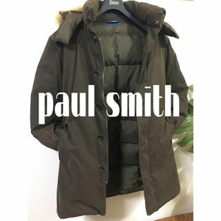 【 PAUL SMITH 】ダウンコート L カーキブラウン