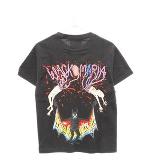 ワコマリア(WACKO MARIA)のWACKO MARIA ワコマリア 24SS NECKFACE / T-SHIRT ネックフェイス ロゴプリント 半袖Tシャツ ブラック NECKFACE-WM-TEE31(Tシャツ/カットソー(半袖/袖なし))